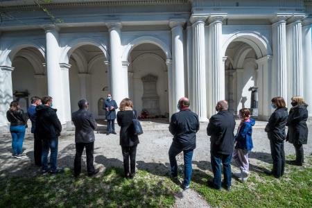 Poklon Josipu Jurčiču v spominskem parku Navje v Ljubljani 2